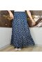 Elastic Waist 3-Layer Ruffle Viscose Fabric Skirt, Mevlana Long Cotton Skirt, Size 38-44 - 6