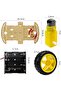 DIY Robot Smart Car Chassis Kit, Educational Toy with Speed Encoder, 4 Wheels and Battery Box for Ar - 6