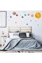 Space Wall Decals, Removable Solar System Wall Stickers, DIY Space Themed Wallpaper with Wate - 5
