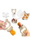 Fruit Teether, Baby Food Feeder & Food Freezer Tray, 2 in1 Silicone Nibbler Pacifier and Teether, In - 3