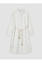 Lcw Everyday Blue Striped Linen Blend Women's Shirt Tunic - 5
