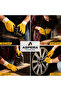 My Star Yellow Nitrile Coated Work Gloves 15g Nylon Knitted Size 10 Non-Slip Durable Professional - 5