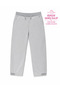 Plus Size High Waist Elastic Drawstring Leg Detail Lycra Mom Women's Trousers - 2