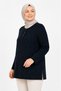 Women's New Model High Quality Round Neck Middle Age Mother Combed Cotton Blouse 6549 - 2