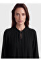 Esvab • Modern & Distinctive Stand Collar Ruffled Flared Dress - 3