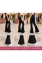 Girls' Spanish-Cut Black Leggings – Elastic Fabric Comfortable Fit Casual and Sports Leggings - 3