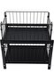SIXRUN 2 Tier Under Sink Organizer, Iron Countertop Storage Shelf with Pull Out Drawers for Kitchen - 2