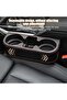 Car Cup Holder, Auto Cup Drink Holders, Leather Multifunctional Vehicle Front Seat Crevice Organizer - 5