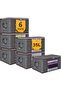 35L Storage Bag, 6-Pack Foldable Storage Box Set, Clothes Organizer for Bedding,Clothing, Bla
