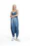 Blue Balloon Silhouette Denim Jumpsuit 19198 - 2
