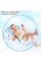 Ergonomic Heart Shaped Hollow Pattern Infant Bathtub Support for Baby Shower, Foldable Design, Plast - 2