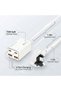 Desktop Charger 70W GaN with 4 Ports (Dual Type-C & Dual USB) 1.5m Extension Cord - White - 3