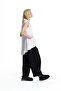 White Asymmetrical Crinkle Blouse 19145 - 3