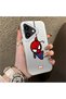 حافظة هاتف من السيليكون متوافقة مع iPhone 16، حافظة خلفية صلبة، حافظة هاتف للزوجين، نمط الرجل العنكبوت - 3