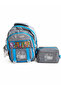 Children's Primary School Backpack and Thermal Lunch Bag 2-Piece School Set with Multiple Compartments