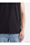 Esvab • Modern & Distinctive Relax Fit Zero Roba Collar Printed Men's Sleeveless T-Shirt - 3