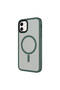iPhone 11 Case Magsafe Supported Camera Raised Matte Anti-Fingerprint Silicone - 5