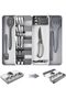 Large Silverware Drawer Organizer, Expandable Utensil Tray for Kitchen with 8 Compartments, Adjustab