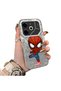 Tecno Pova 6 Compatible Spider Man Patterned Silicone Edge Hard Back Case Couple Phone Case