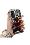 Samsung Galaxy A16 Compatible Spiderman Patterned Silicone Edge Hard Back Case Couple Phone Case