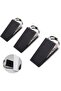 Doorstops 3pc stainless rubber wedge for interior/exterior.