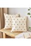 Decorative Throw Pillow Covers, Sun Flower Jacquard Pillowcase Cushion Case Square for Couch