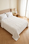Wellsoft Soft Self-Flocking Patterned Embossed Double Blanket Bed Sofa Cover - 3