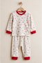 100% cotton baby girls kids pajamas set - 2