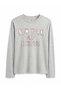 Gap Boys' New York Athletic Printed Long Sleeve T-Shirt 6-15 Years Gray