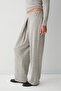 Delore Women's Soft and Flexible Fabric Asymmetrical Collar Drape Detailed Grimelange Top and Bottom Set - 3
