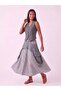 Women's Gray V-Neck 4-Button 100% Cotton Vest - 3