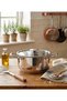 Nora Glass Lid Steel Pot 22X12 cm - 2