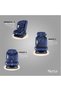 Otto Baby/Kids 4-in-1 Car Seat - 4 Position Recline - 5-Point Safety Harness – 10 Level Adjustable Headrest, 0 months to 12 years (Group 0+/1/2/3), Upto 36kg - Dark Blue/Black - 5