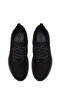 Men's Black Lace-Up Thick Soled Nubuck Leather Casual Sneaker Wm700005Dn - 4