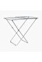 Stainless Steel Foldable Clothes Drying Rack, Multi-Level Winged Laundry Stand - 2