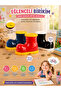 Fun Boot Design Piggy Bank for Kids Yellow Red - 5