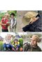Fisherman's hat, unisex hunting jungle wide-brimmed sun (with chin strap), outdoor - 3