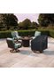 Waterproof, sturdy, and durable swivel outdoor lounger cover, suitable for garden furniture (76 cm x 86.4 97.8 - 3