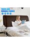 Velvet headboard cover, elastic full-coverage protective stretchy, solid color, dustproof washable (200cm, dark brown). - 3
