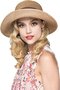 Women's sun hats, straw summer folding - 5