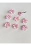 Hair Cube - Pink with Flowers (8 Pieces)-Hair Accessory - 7