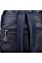Multi-Pocket Simple and Stylish Women's Backpack Navy Blue Victoria - 3