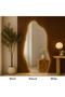 Irregular LED Backlit Full-Length Mirror Modern Organic Shape Floor Mirror for Bedroom & Living Room (180X80cm) - 4