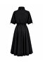 Elastic Waist Zippered Dress - 3