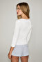 Sonelita Women's Soft and Flexible Fabric Truvalar White Blouse with Sleeves - 4