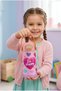 420 ml Pink Heart Patterned Bey Happy Written Girl's Steel School Water Bottle - 60020 - 5