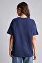 Oversize Crew Neck Letter Printed Short Sleeve T-Shirt I5344Ax26Hs - 6