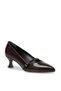 26K-311 Burgundy Women's Heeled Shoes - 2
