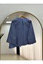 Ferhan Striped Asymmetrical Blouse-Ss13202 Navy Blue - 6