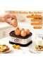 Egg Cooker, Rapid Stainless Steel Egg Cooker with Auto Shut Off for Soft, Medium, Hard Boile - 5